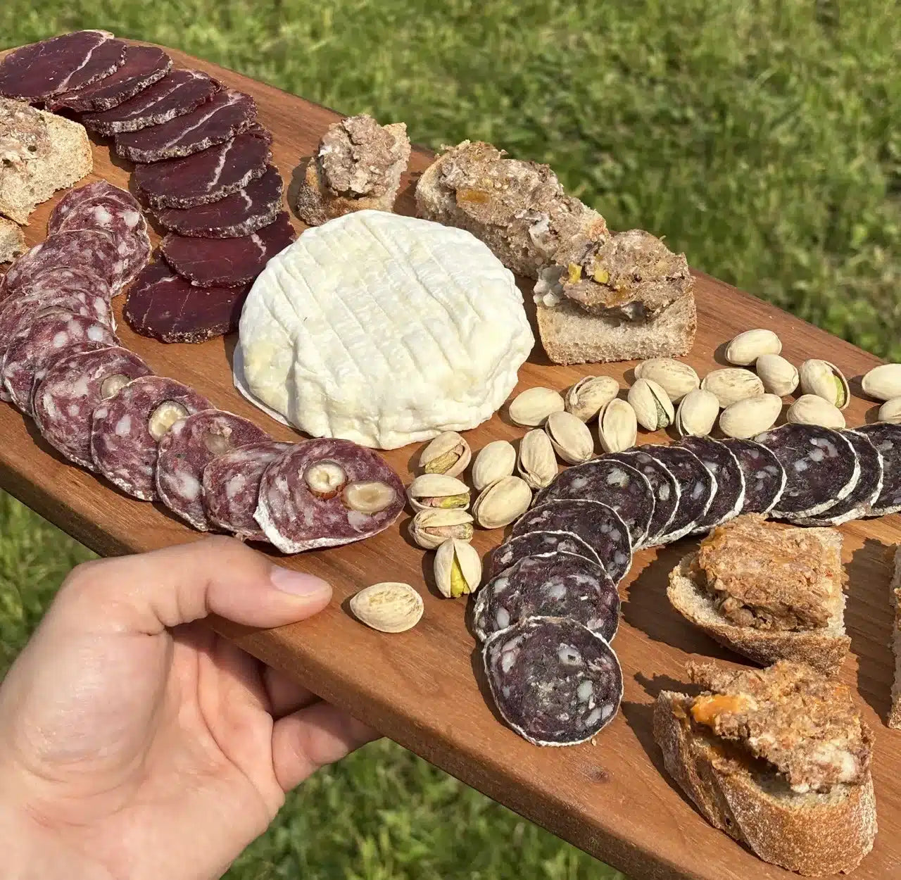 La planche apéro de gibier