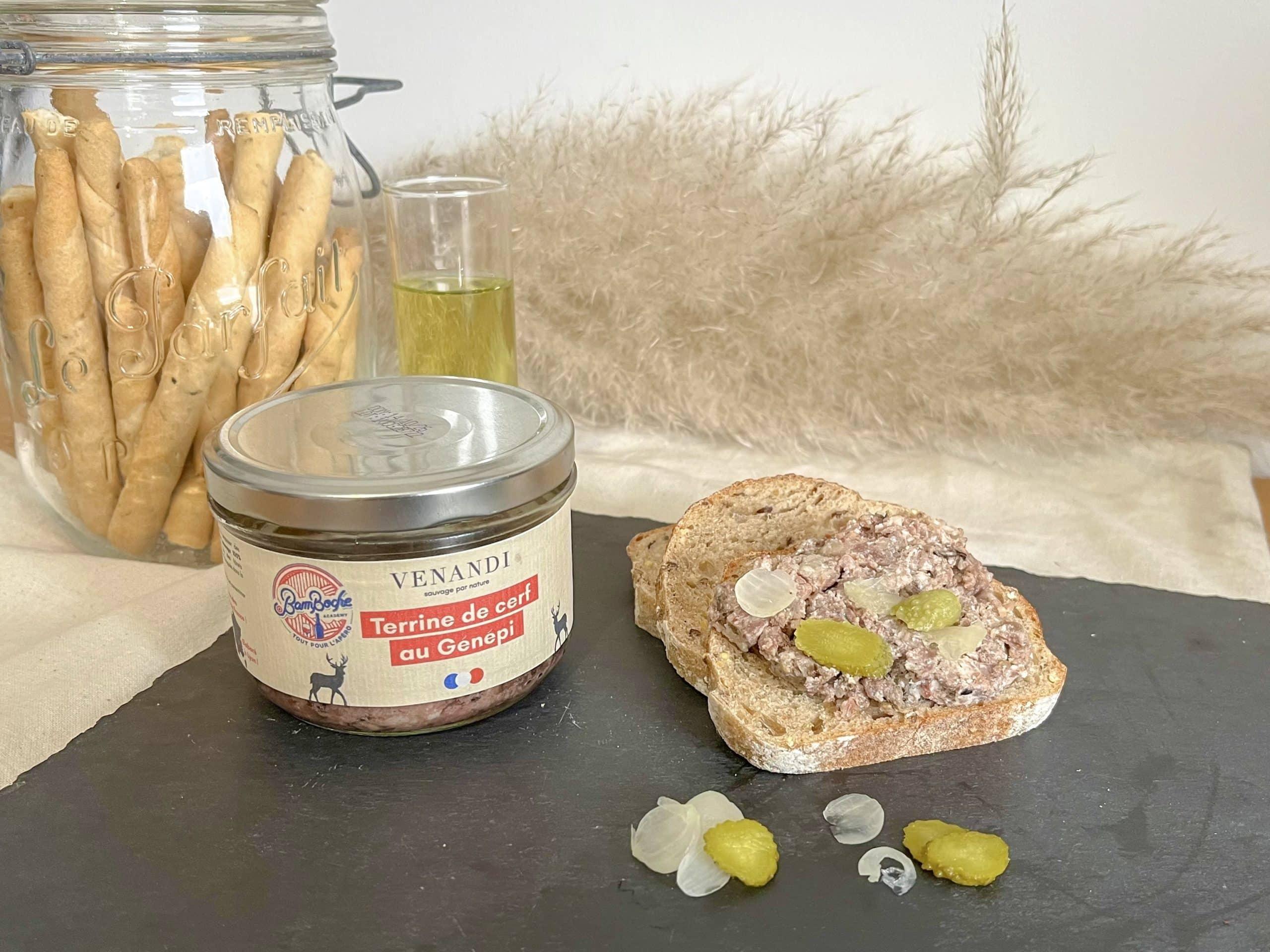 Terrine de cerf 100% français au Génépi - 180g
