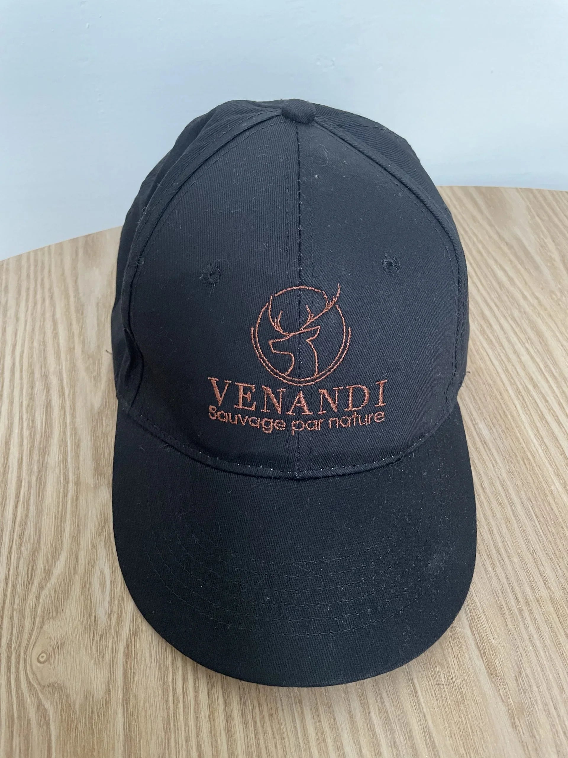 Casquette noir en coton BIO  - Venandi