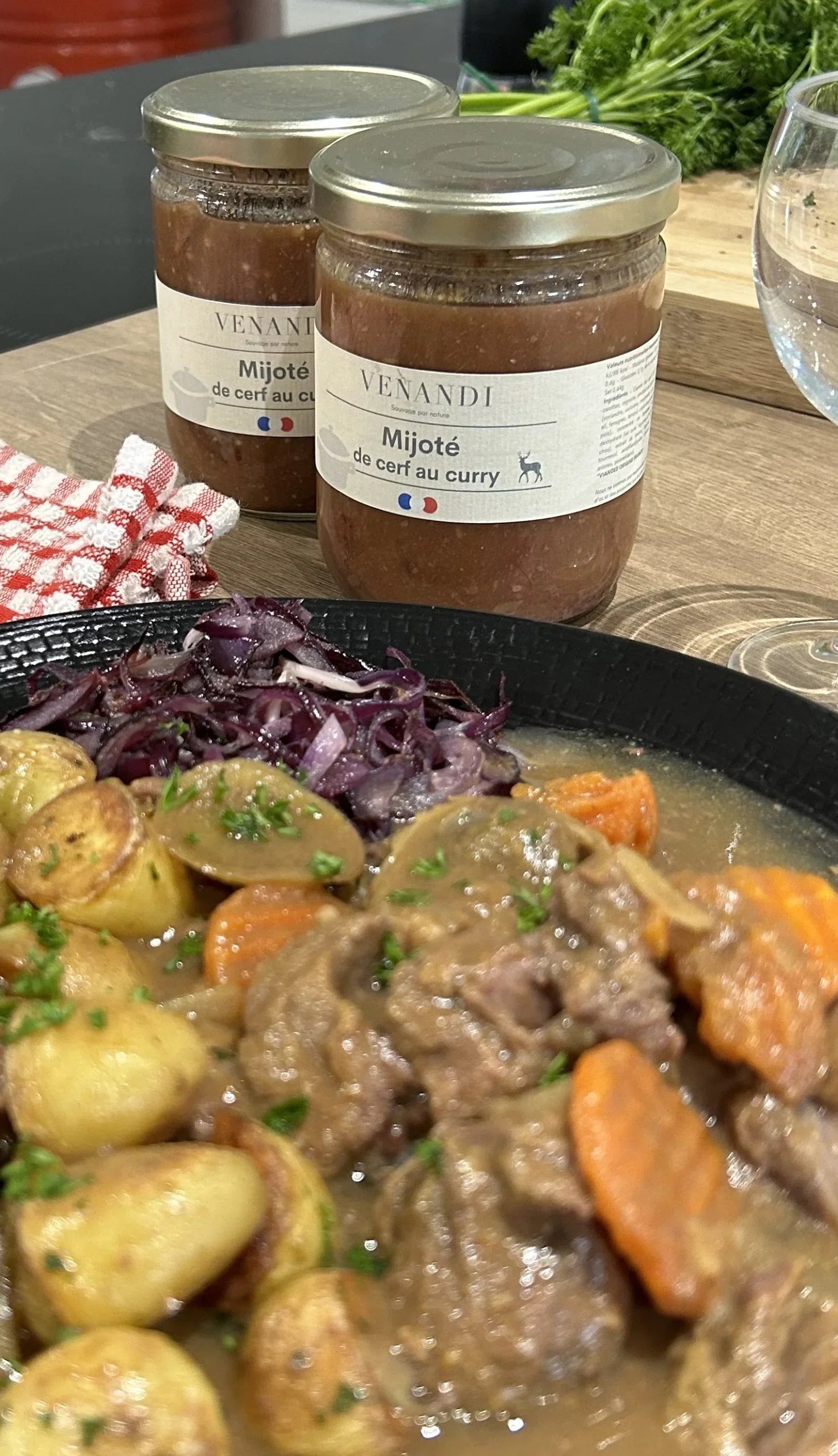 Mijoté de cerf au curry 100% français - 380g