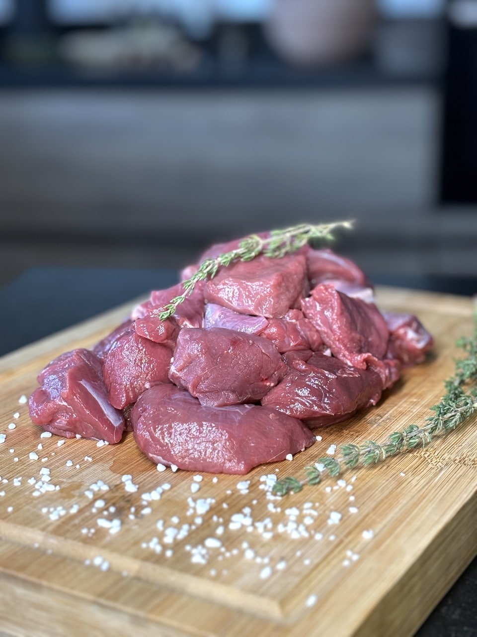 Sauté de chevreuil sauvage 100% Français - 1kg