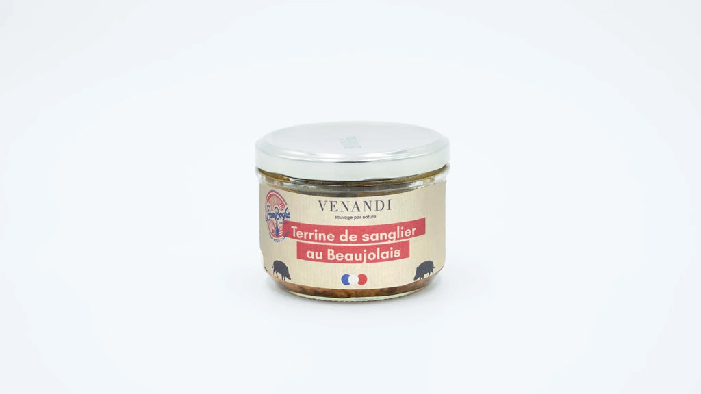 Terrine de sanglier 100% français au Beaujolais - 180g
