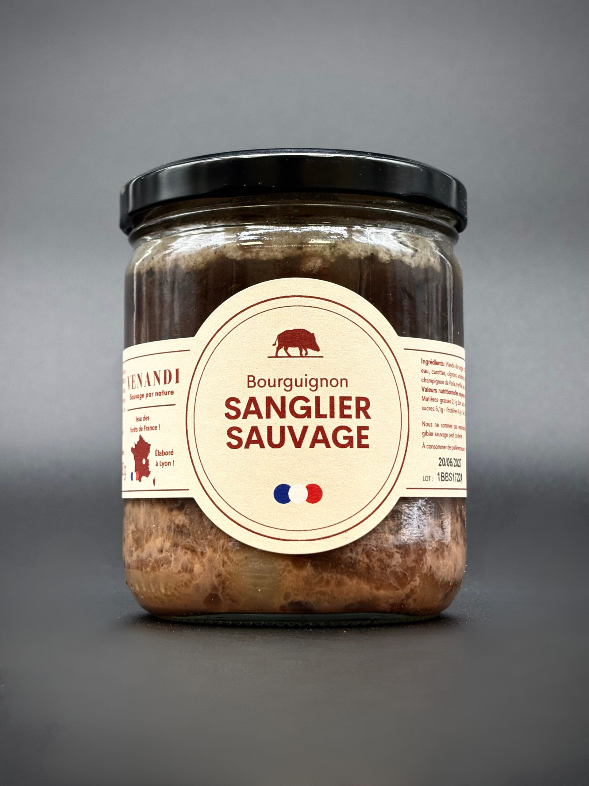 Bourguignon de Sanglier - 380g