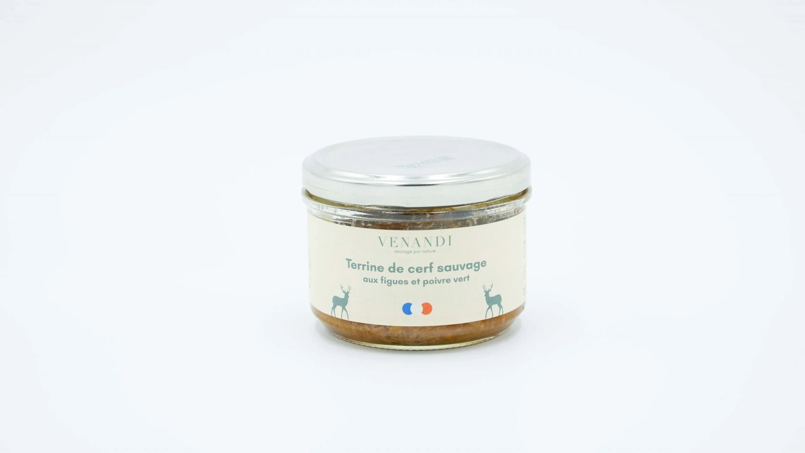 Terrine - Cerf Sauvage 100% Français / Figues et Poivre vert - 180g
