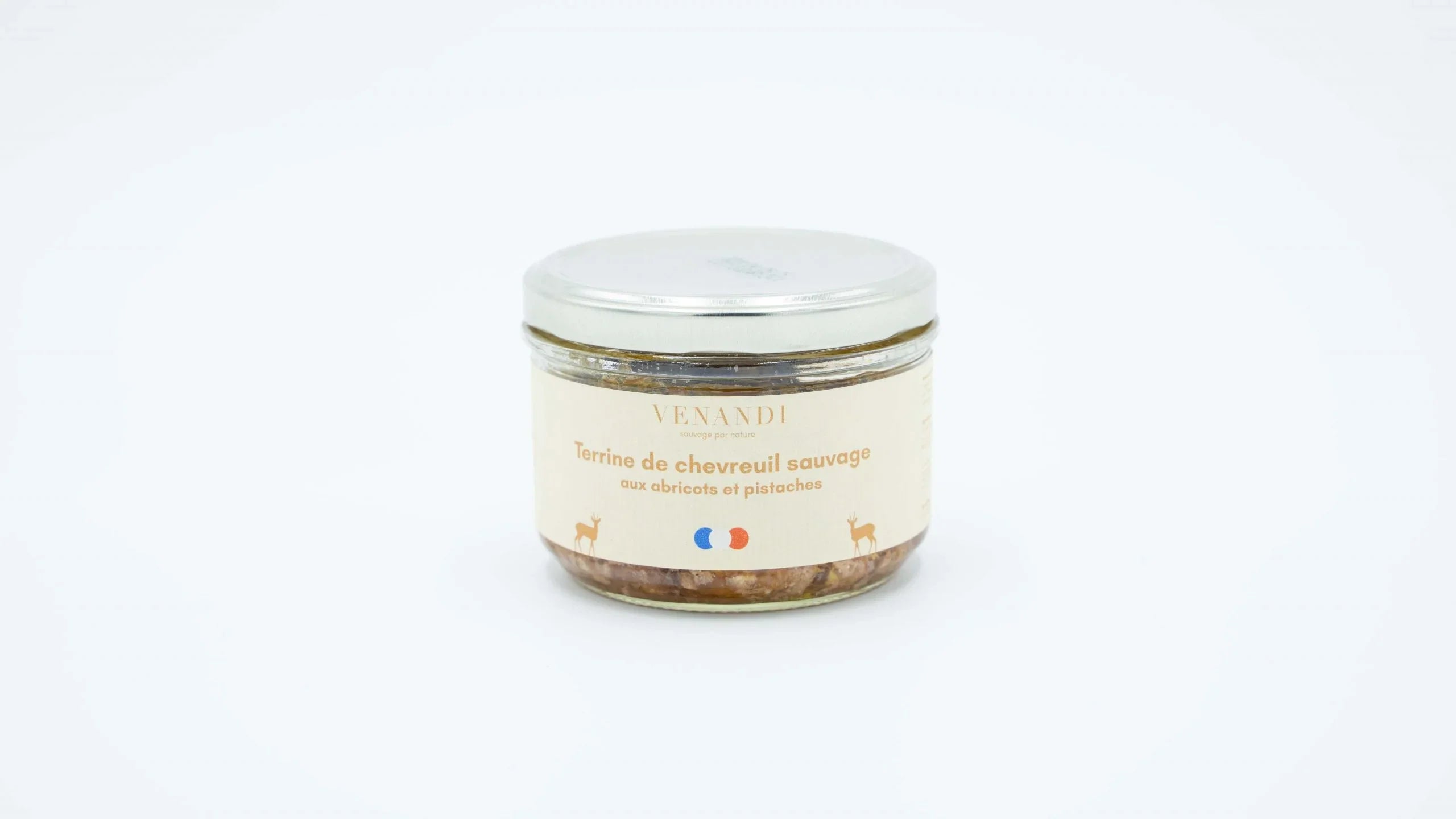 Terrine - Chevreuil Sauvage 100% français / Abricots et Pistaches - 180g