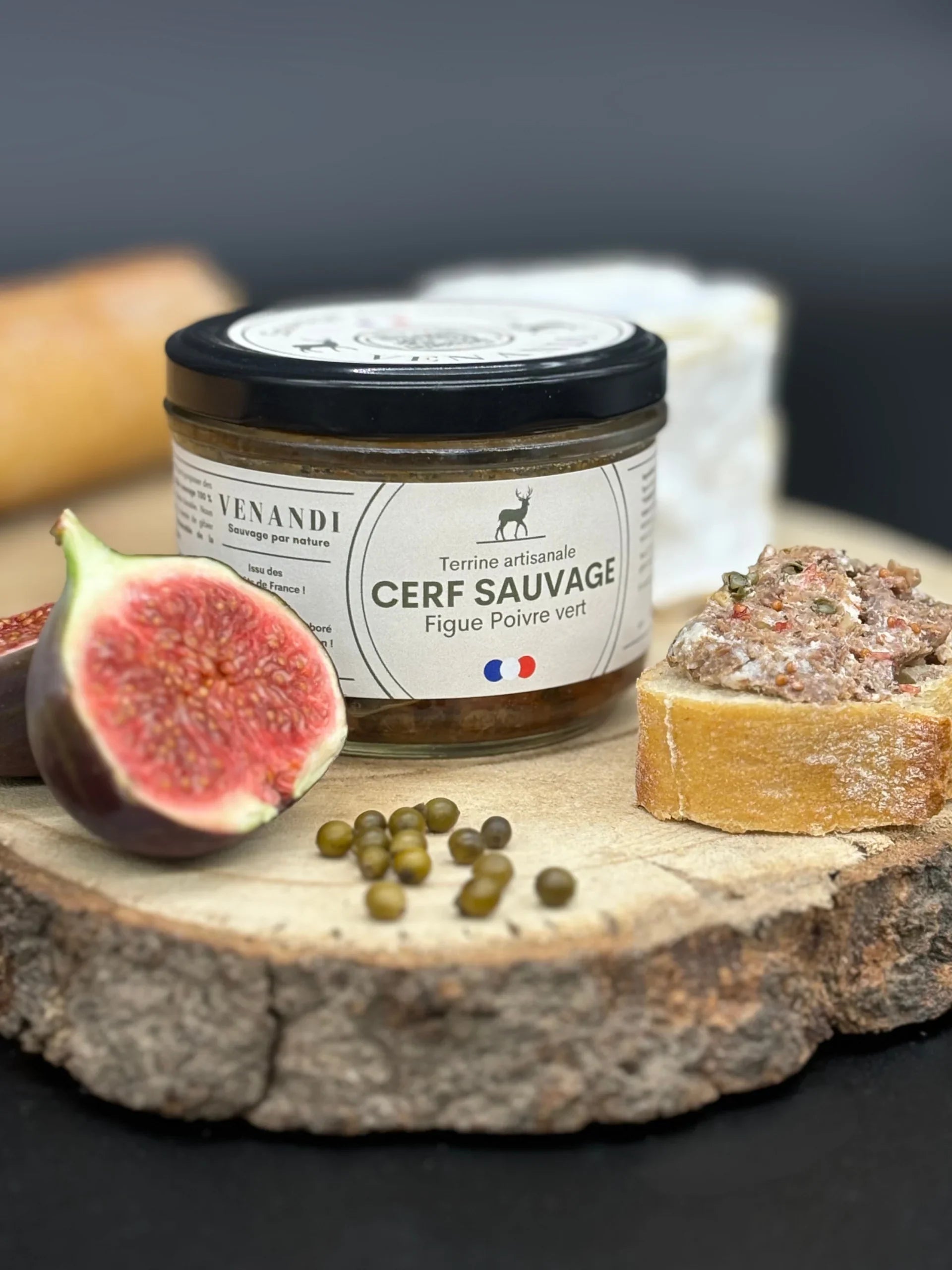 Terrine - Cerf Sauvage 100% Français / Figues et Poivre vert