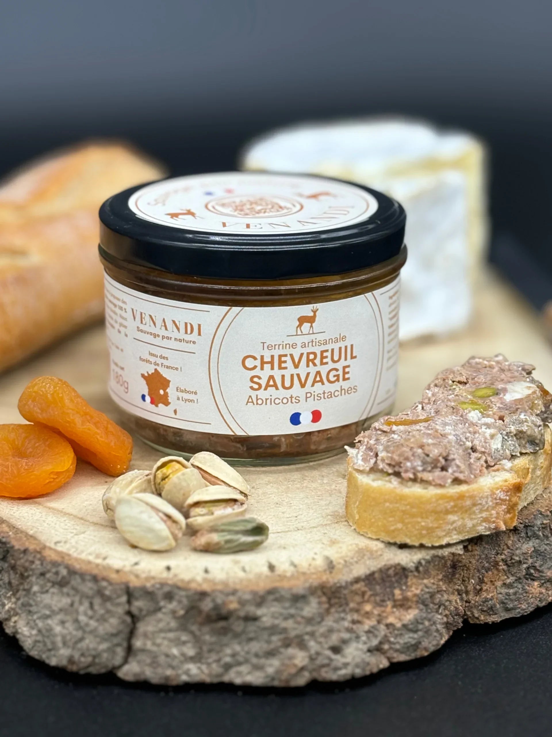 Terrine - Chevreuil Sauvage 100% français / Abricots et Pistaches