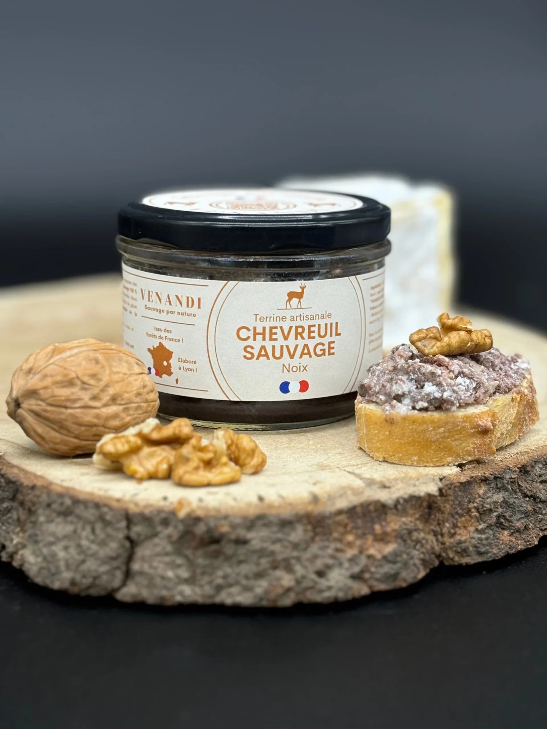 Terrine - Chevreuil Sauvage 100% Français aux Noix