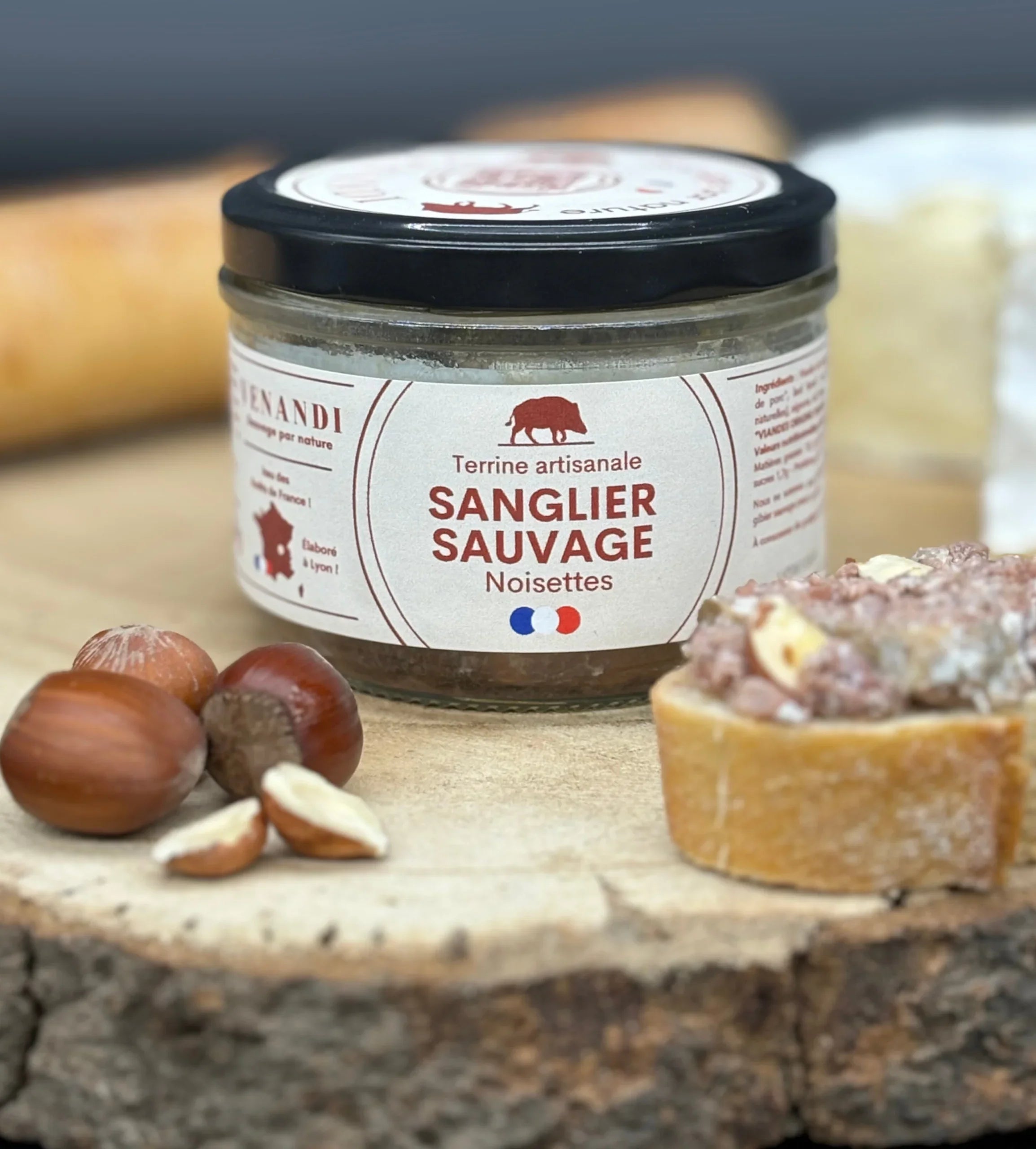 Terrine – Sanglier Sauvage 100% Français / Noisettes