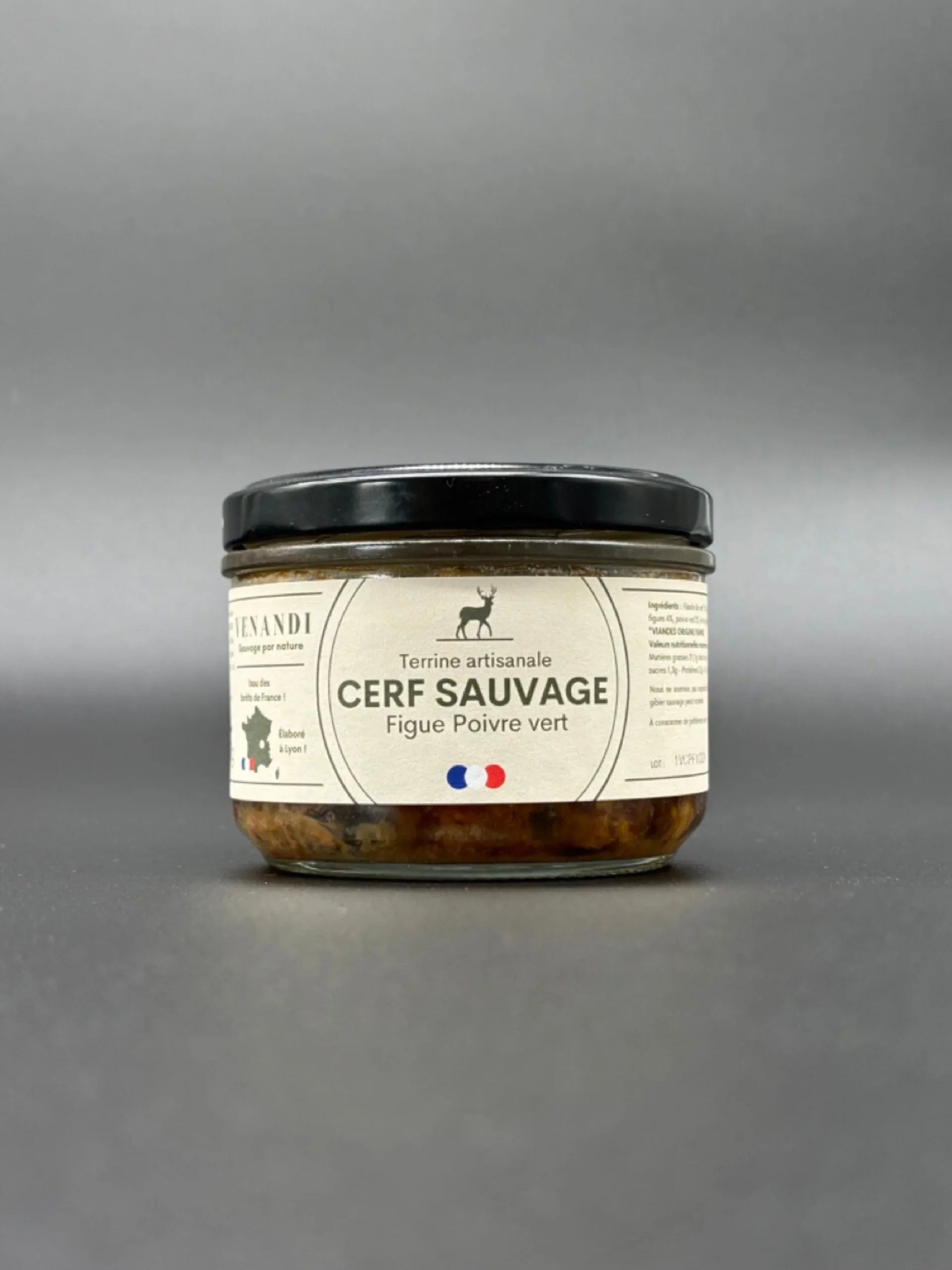 Terrine - Cerf Sauvage 100% Français / Figues et Poivre vert