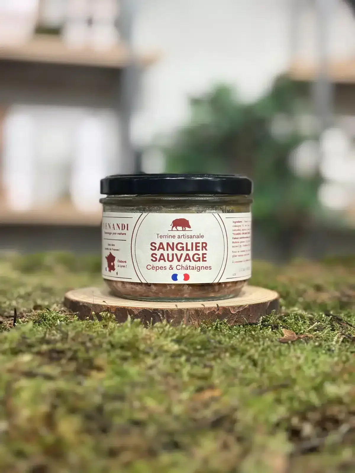 Terrine de sanglier 100% français aux cèpes et châtaignes - 180g