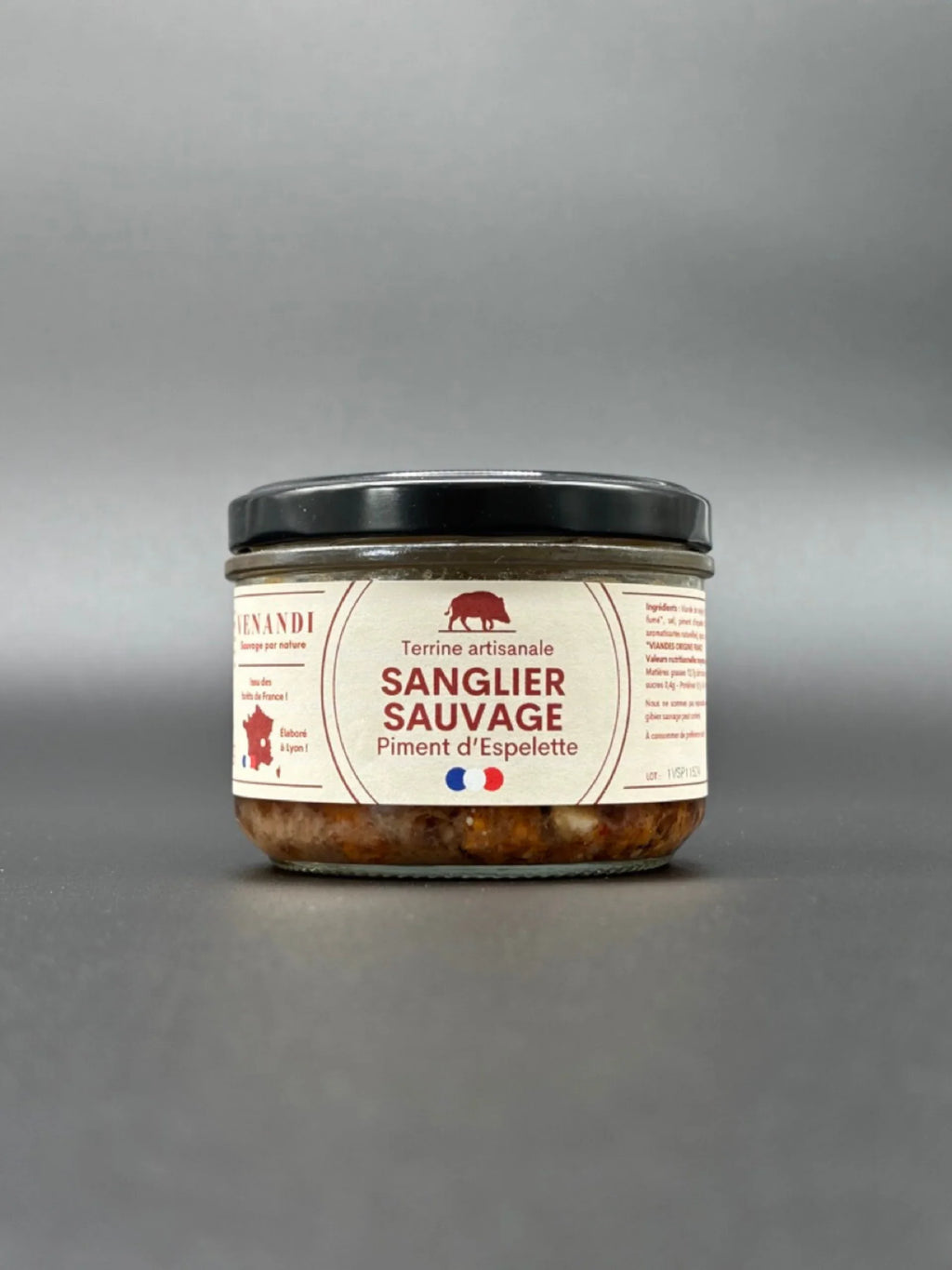 Terrine - Sanglier Sauvage 100% Français / Piment d'Espelette